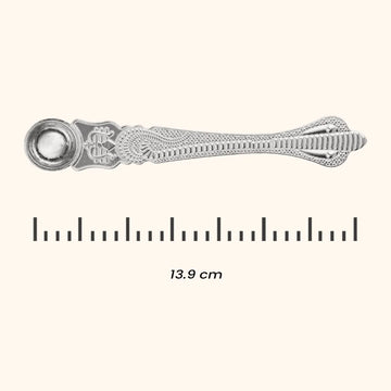 Gleaming Silver Puja Spoon - Silver Utensils, Articles & Gift Items